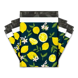 10x13 Lemons Poly Mailers Shipping Envelopes Premium Printed Bags