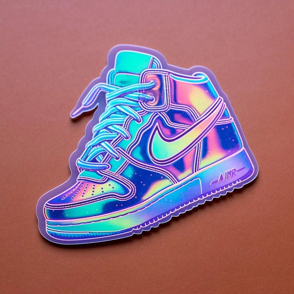 25x Custom Holographic Decals - Personalized Stickers for Wall, Windows, Tumblers, Cups