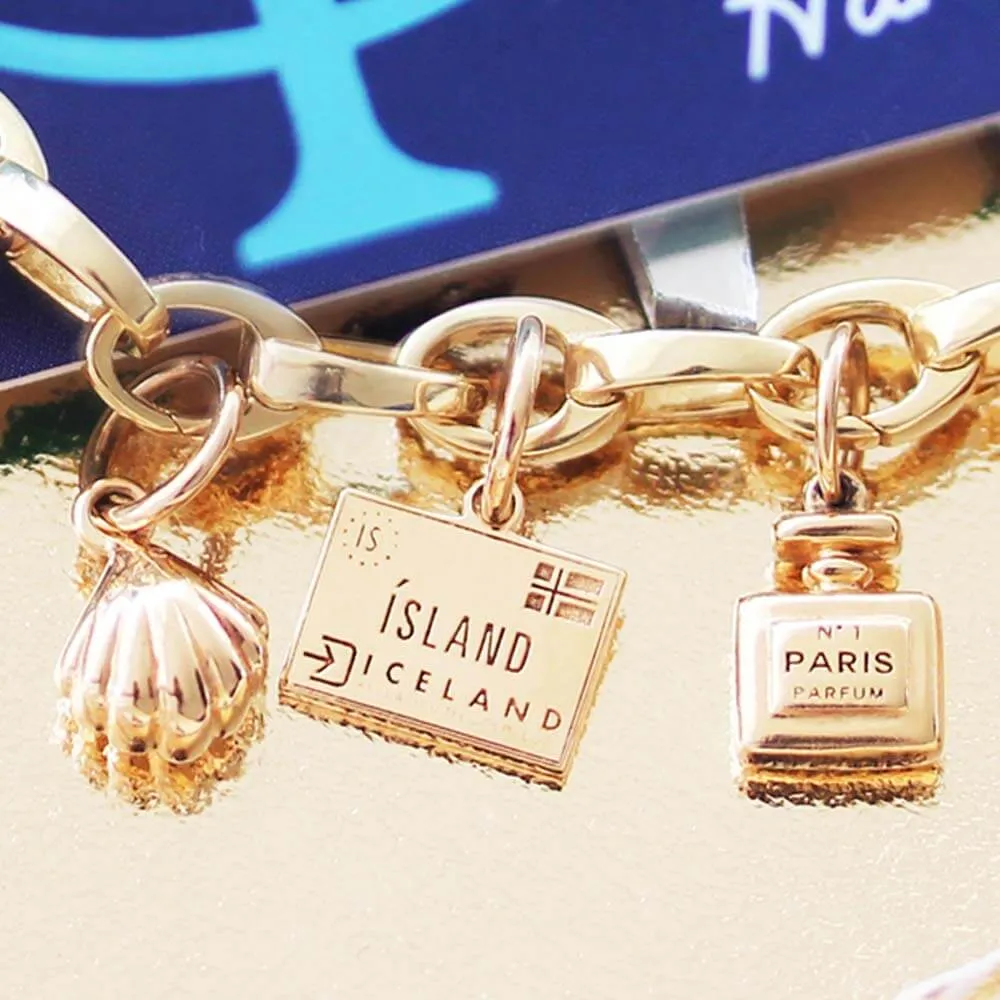 3 Solid Gold Mini Charms Bundle