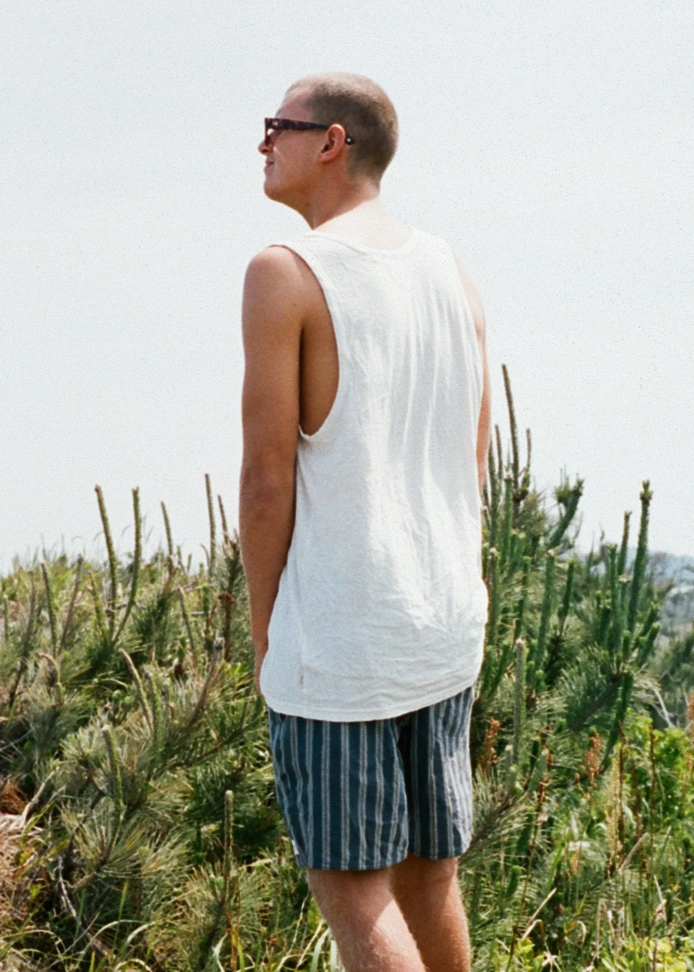 Afends Mens Baywatch Checkout - Elastic Waist Boardshort