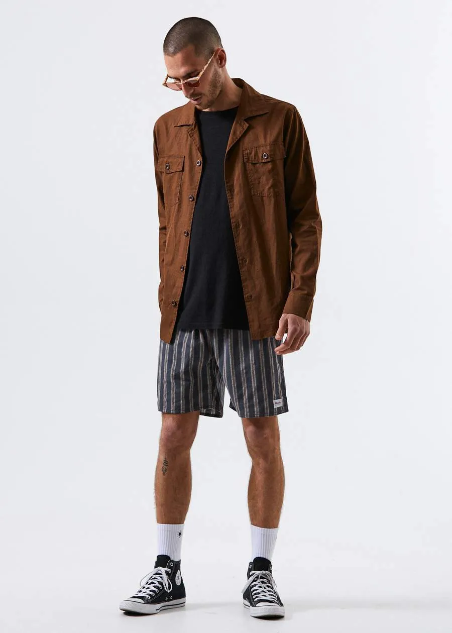 Afends Mens Baywatch Checkout - Elastic Waist Boardshort