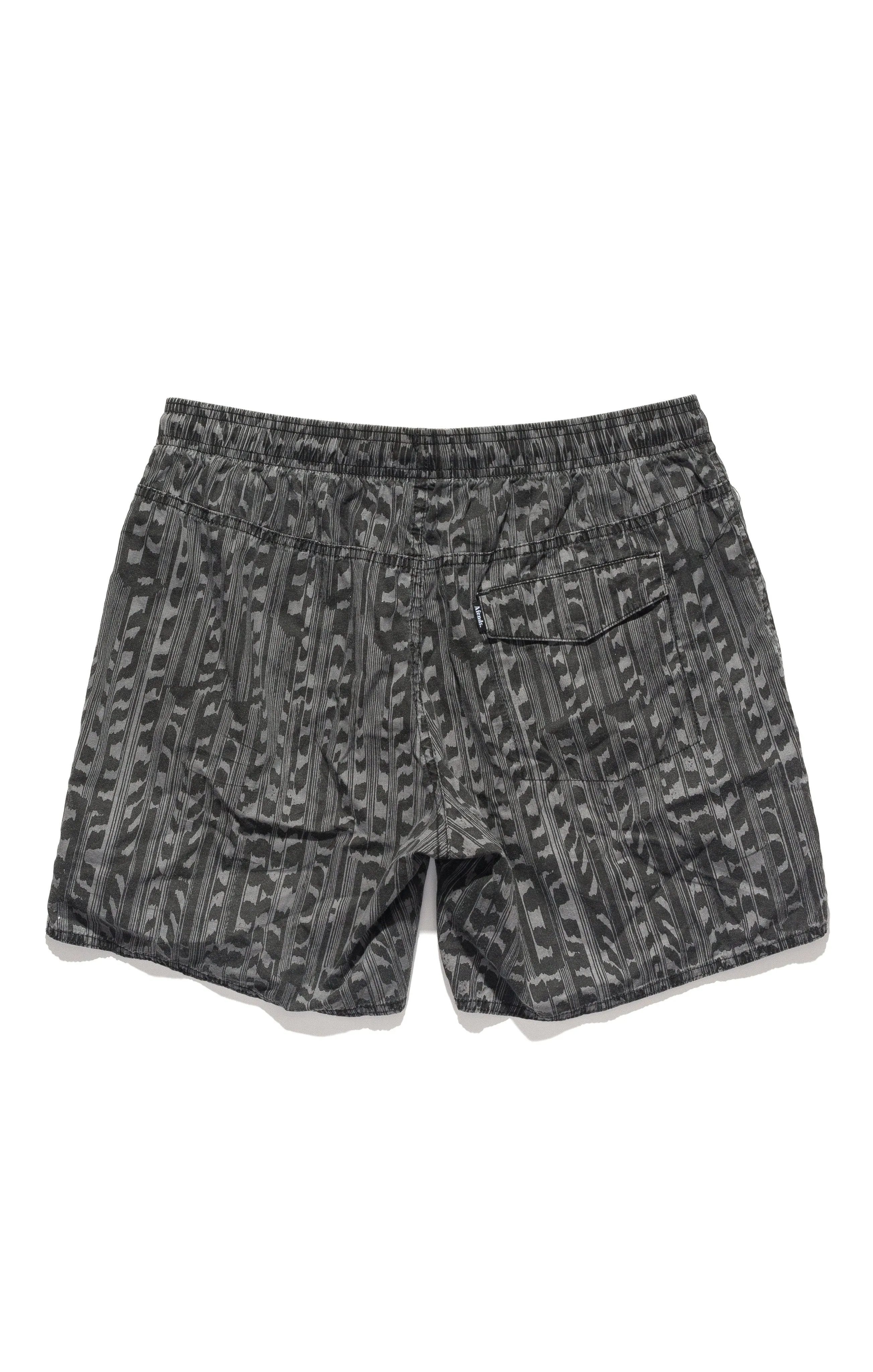 Afends Mens Baywatch - Verd - Elastic Waist Swim Shorts