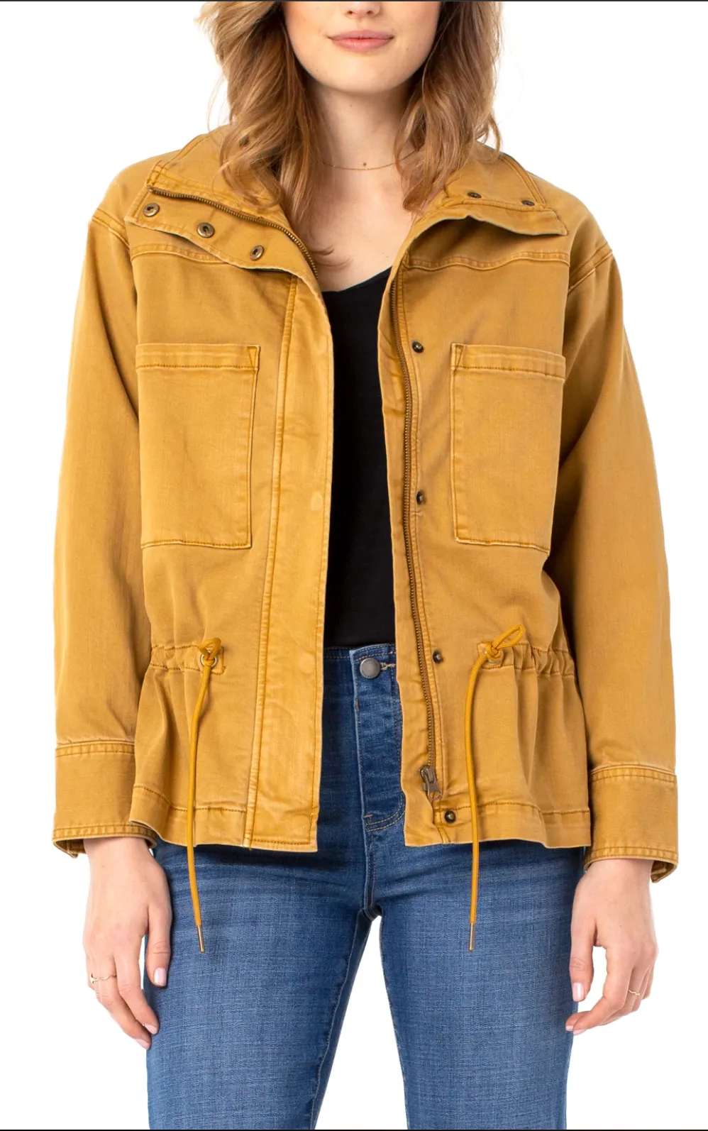 Anorak Front Zip Jacket