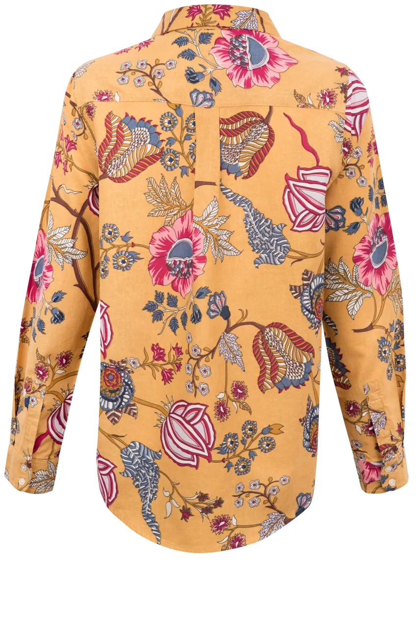 Dylan Floral Linen Shirt