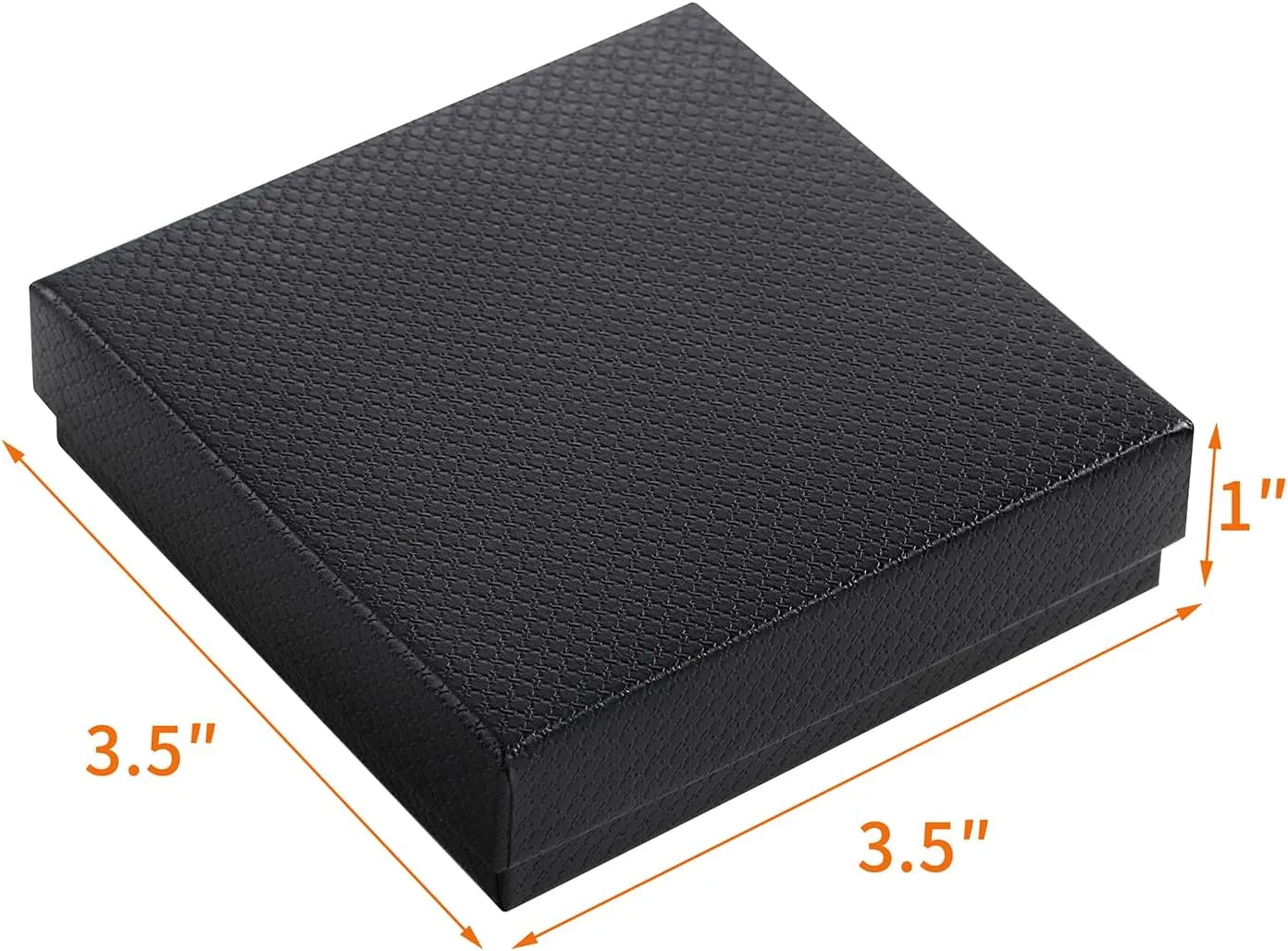 GEFTOL Jewelry Gift Boxes 20 Pack 3.5x3.5x1 Inch Cardboard Jewelry Boxes,Small Gift Boxes for Jewelry Earrings Necklaces Handmade Bangles Bracelets(Black)