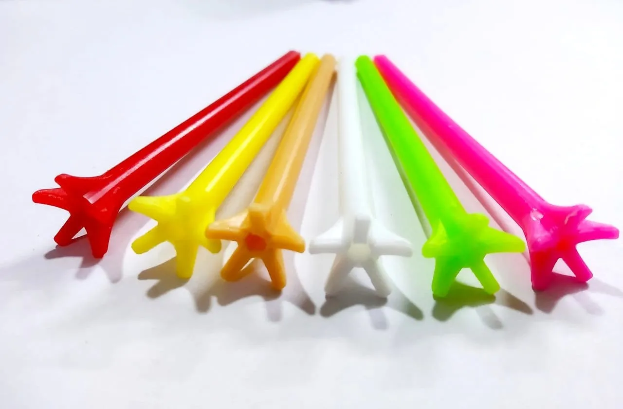 GolfBasic Premium Plastic Mixed Tees (48pcs Pack)