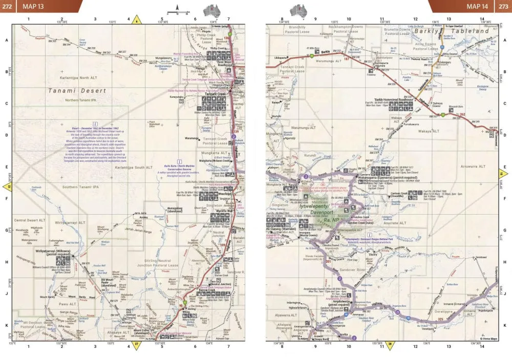 Hema Maps Great Desert Tracks Atlas and Guide