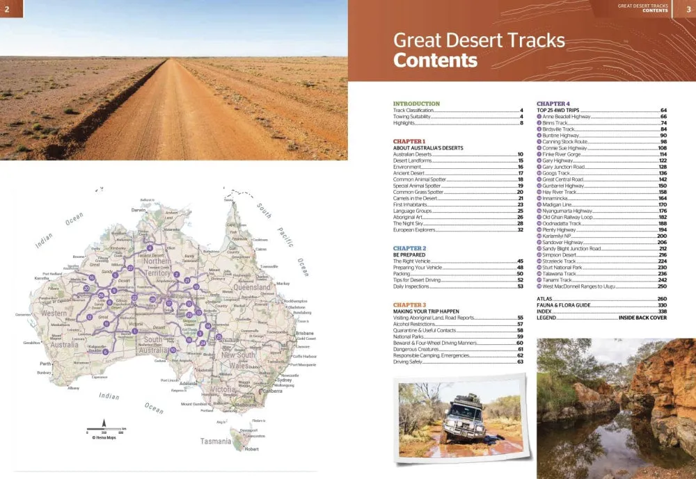 Hema Maps Great Desert Tracks Atlas and Guide