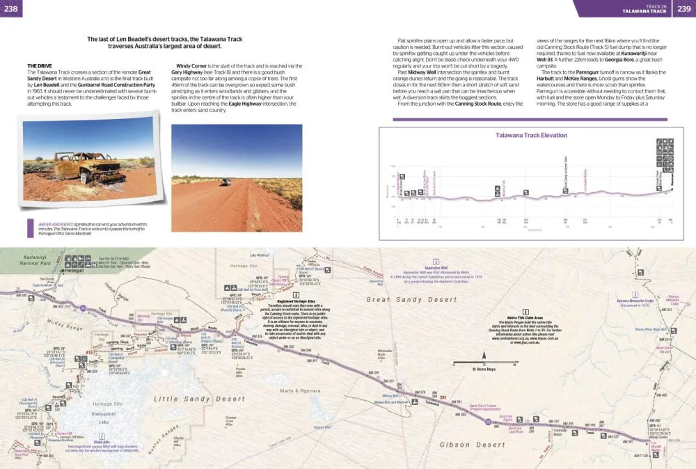Hema Maps Great Desert Tracks Atlas and Guide
