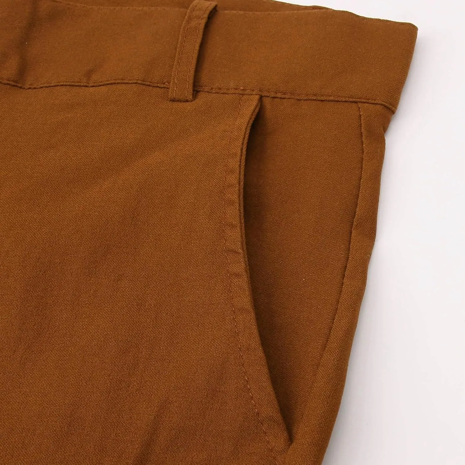 Men's Corduroy Flared Pants Breathable Lightweight Flat Front Bell-Bottoms Streetwear Casual Comfy Bootcut Trousers
