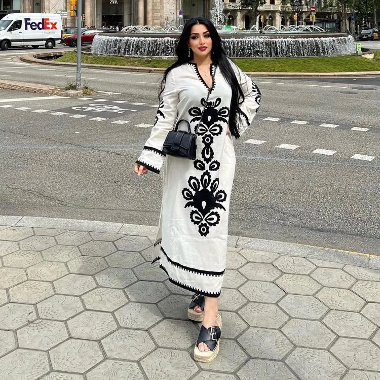 Olivia Printed Midi Dress