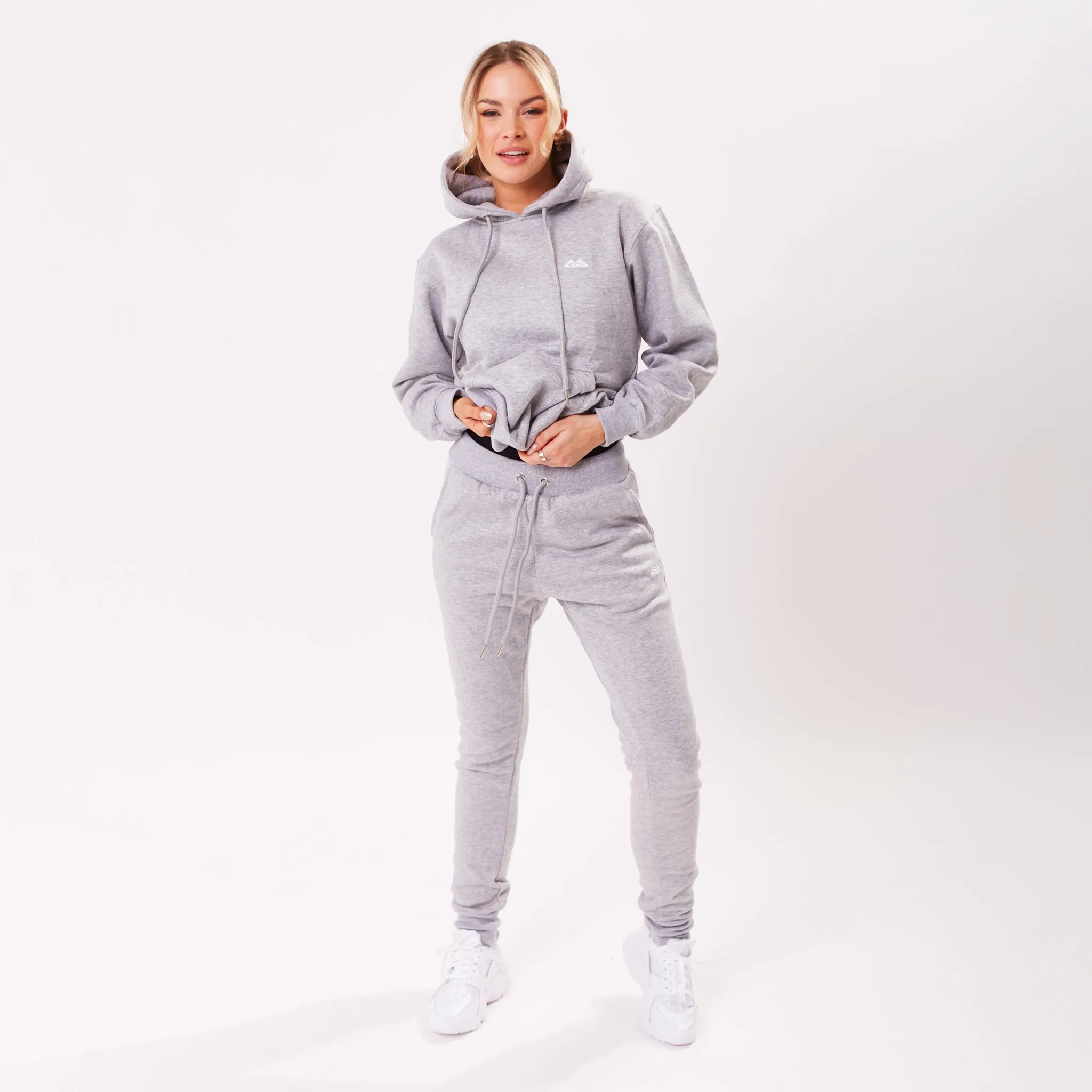 Premium Unisex Sweatpants - Cloud Grey Marl