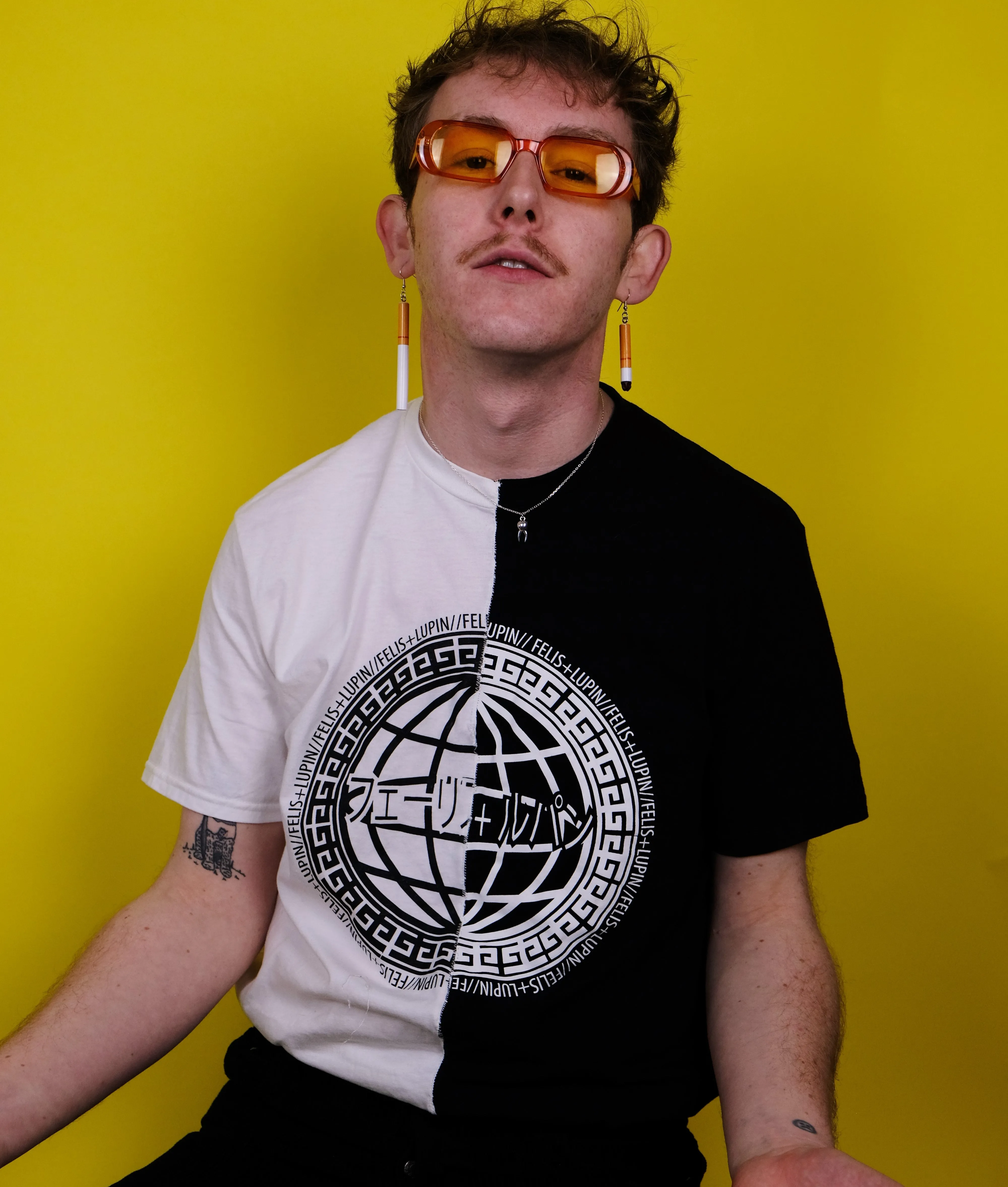 Reworked 2 Tone shirt - L