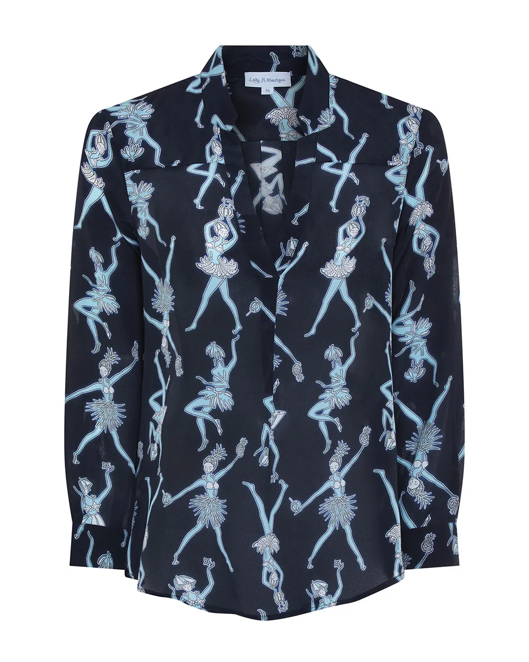 Silk Kim Blouse FRUIT PUNCH