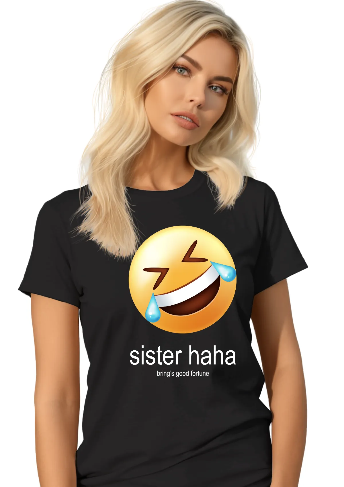 Sister Ha Ha Brings Joy & Good Fortune – Harris 2024 Black Tees