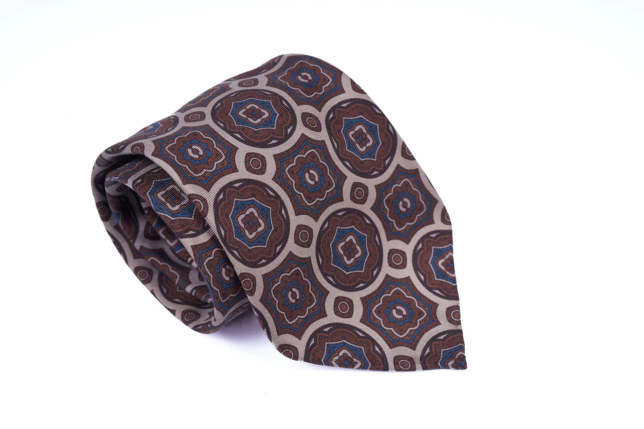 Taupe Large Medallions Madder (last piece)