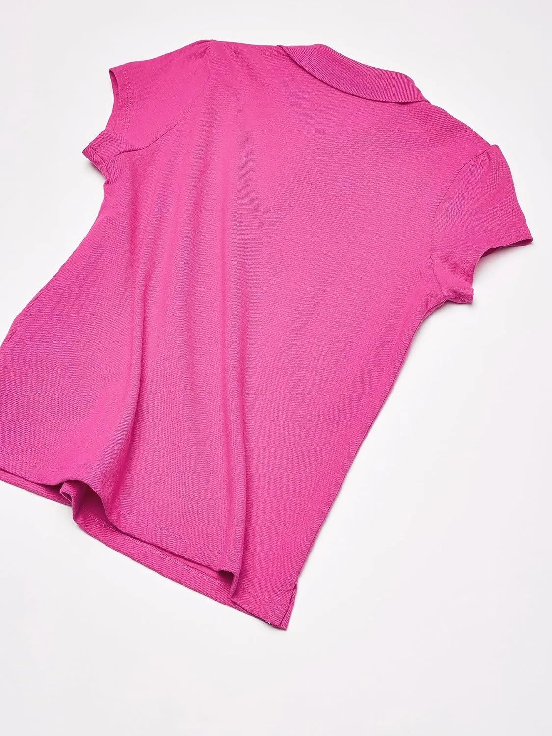 The Children's Place Girls' Short Sleeve Ruffle Pique Polo