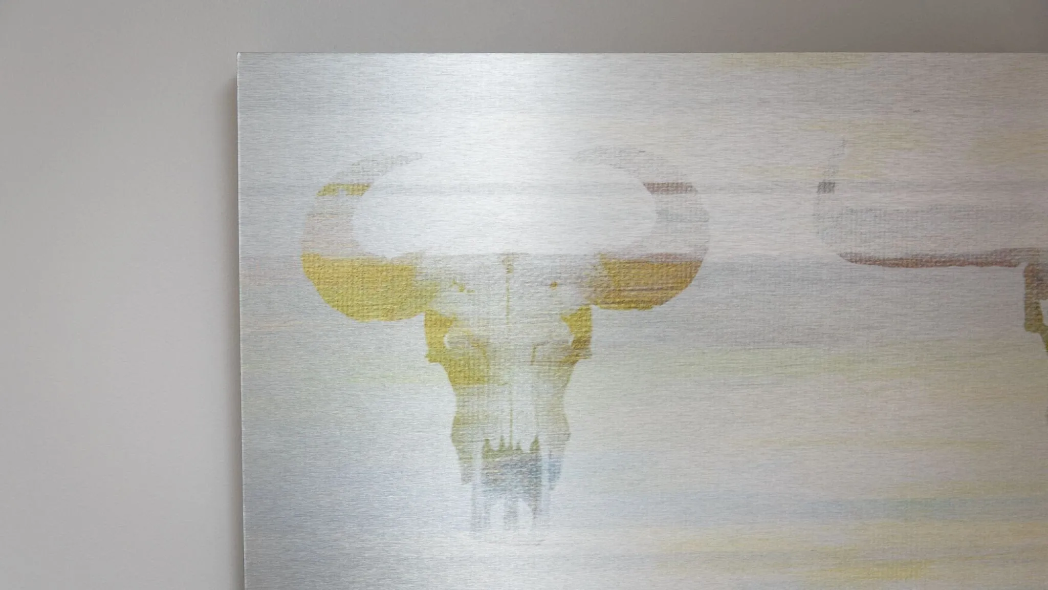 Three Skulls Metal Art