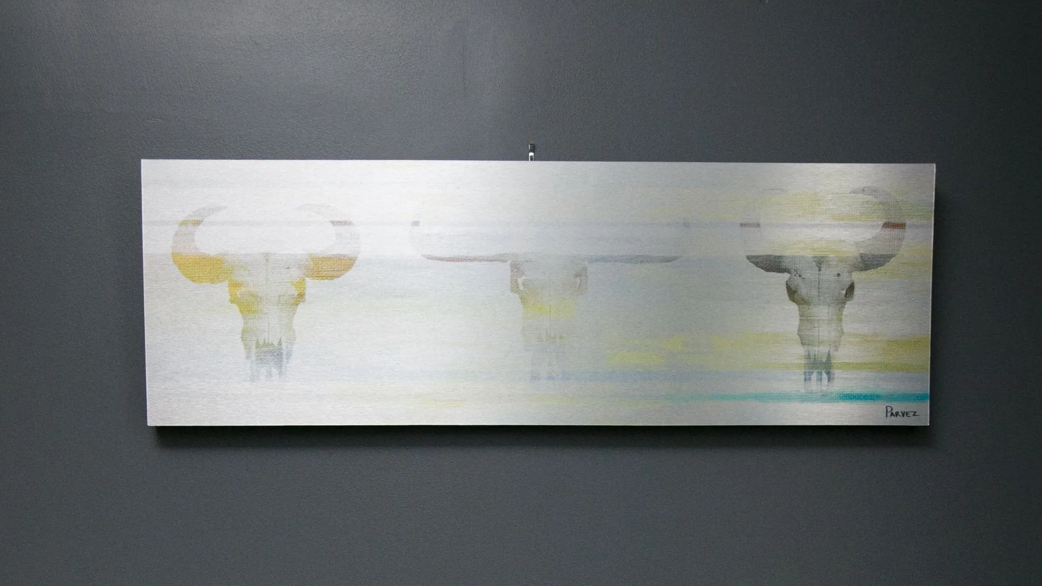 Three Skulls Metal Art