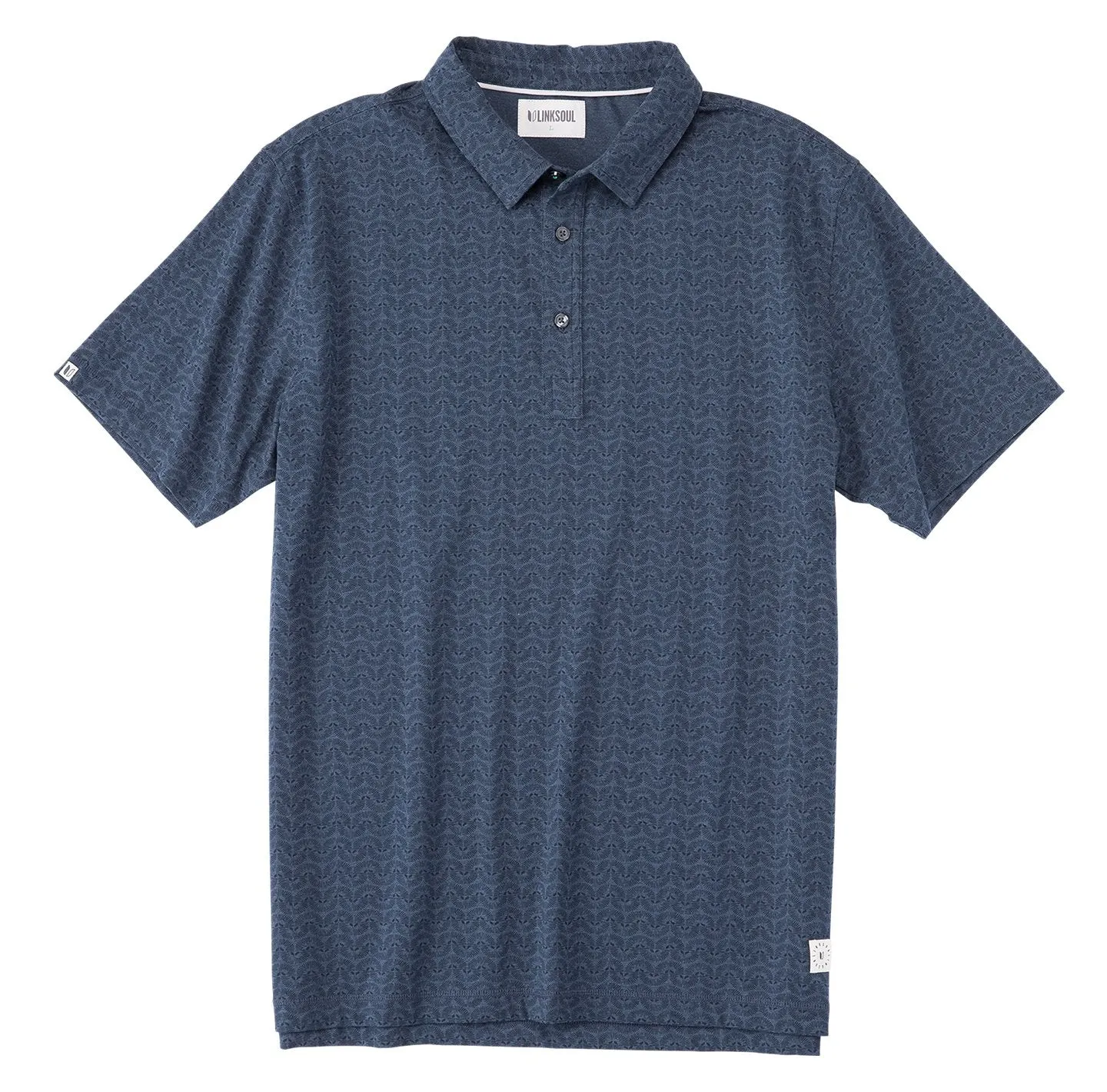 Tonal Print Polo