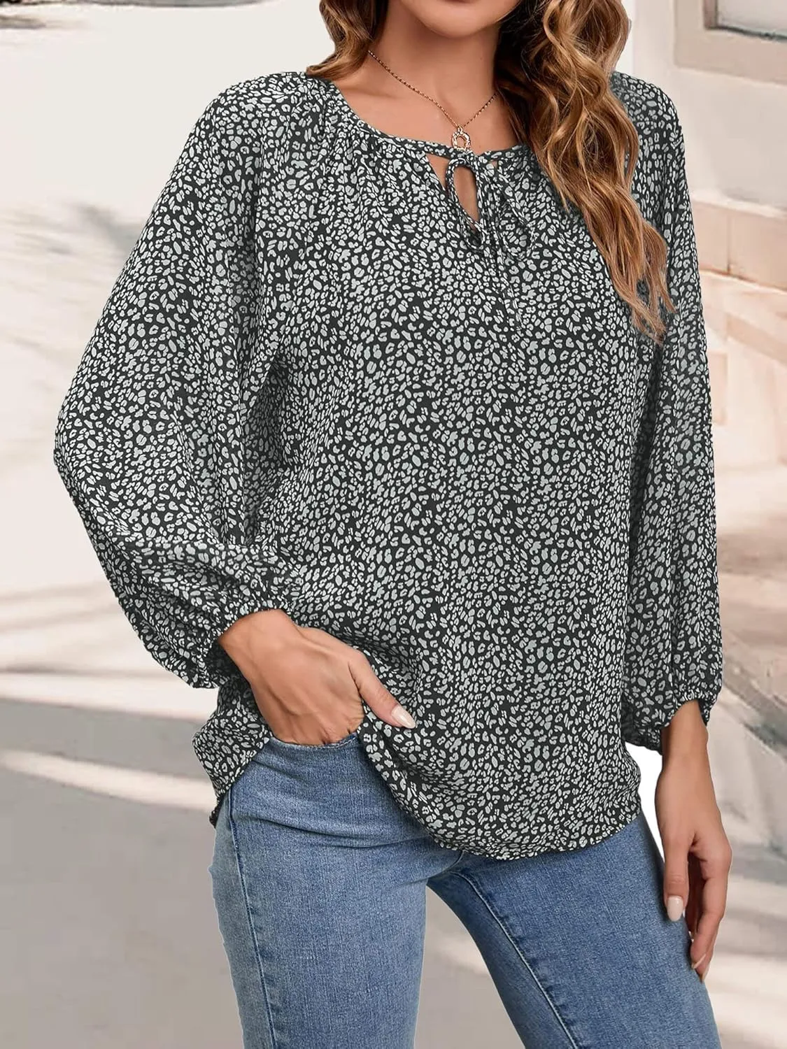 Women's Casual Floral Ruffle Short Sleeve Tops Cute Boho V Neck Loose Blouses Summer Fall Shirts